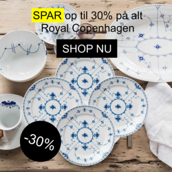 30 procent på Royal Copenhagen